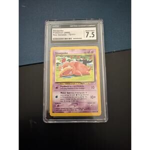 Slowpoke 73/111 - 1st Edition Neo Genesis - CGC 7.5 - Vintage Pokémon Card 2000